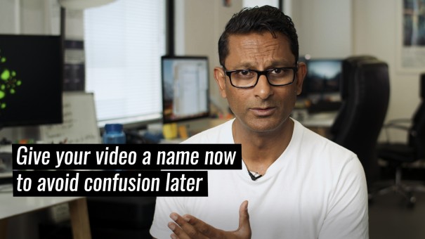 Give your video a name