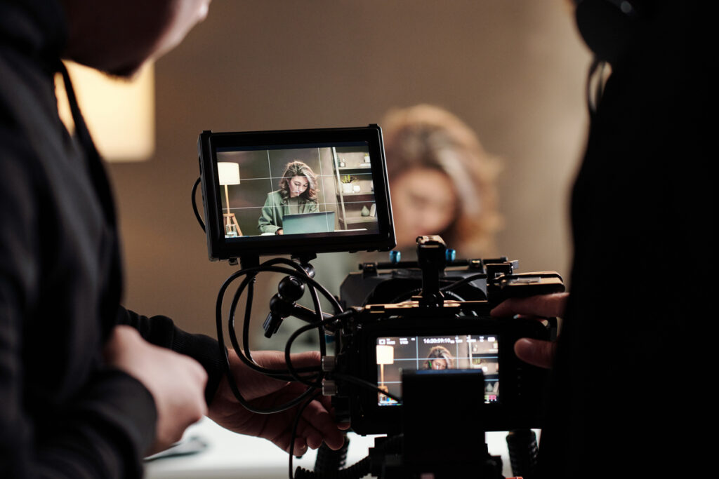 Video marketing setup showing modern production tools for Australian tech companies